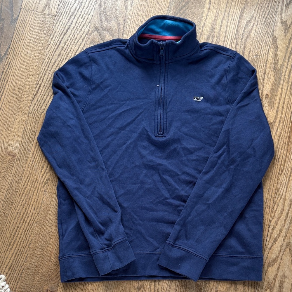 Vineyard Vines Boys’ Cotton Quarter Zip sweater